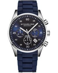 Stuhrling - Velocity 4076 Chronograph Men S 43mm Quartz Watch – Multi-function Dial - Lyst