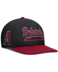 Nike - Black/red Arizona Diamondbacks Pro Performance Snapback Hat - Lyst