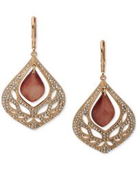 Lonna & Lilly - Open Stone Branch Drop Earrings - Lyst