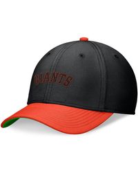 Nike - Black/orange San Francisco Giants Cooperstown Collection Rewind Swooshflex Performance Hat - Lyst