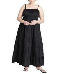 Eloquii - Plus Size Tiered Maxi Dress - Lyst