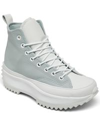 Converse - Run Star Hike Platform Utility Leather High Top Sneaker Boots From Finish Line - Lyst
