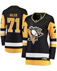 Fanatics - Evgeni Malkin Pittsburgh Penguins Home Breakaway Player Jersey - Lyst