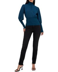 French Connection - Krista Mixed Media Sweater - Lyst
