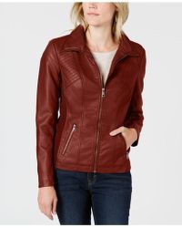 style & co leather jacket