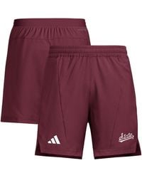 adidas - Mississippi State Bulldogs Program Woven Training Shorts - Lyst