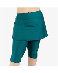 Calypsa - Plus Size Skirted Swim Capris - Lyst