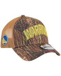KTZ - Golden State Warriors Victory Grove Forest A-frame Trucker 9forty Adjustable Hat - Lyst