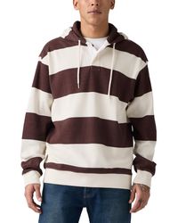 Levi's - Relaxed Fit Long Sleeve Thermal Rugby Hoodie - Lyst