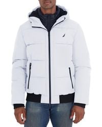 Nautica - Mix-quilted Bomber Jacket - Lyst