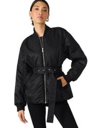 Steve Madden - Eryn Long Sleeve Belted Jacket - Lyst