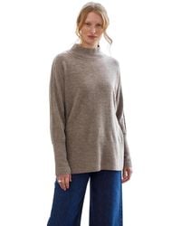 Celtic & Co. - Drape Funnel Neck Sweater - Lyst
