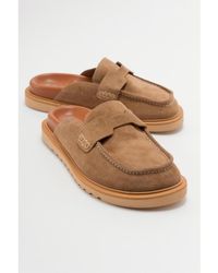 Forever & Always Shoes - Laven Suede Leather Clogs - Lyst