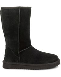 UGG Classic Tall Rubber Boot Classic Tall Rubber Boot in Black - Lyst