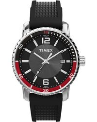 Timex - Quartz Dress Analog Silicone Strap 41mm Round Watch - Lyst