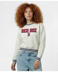 Champion - Boston Red Sox Long-sleeve Pullover Reverse Weave Sweatshirt - Lyst