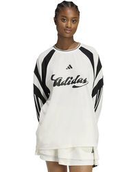 adidas - House Of Tiro Long-sleeve Jersey Top - Lyst