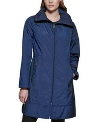 Cole Haan - Outerwear Travel Packable Rain Jacket,indigo,x-large - Lyst