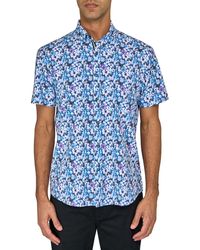 Society of Threads - Regular-fit Non-iron Performance Stretch Blurred Floral Button-down Shirt - Lyst