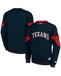 Starter - Houston Texans Face-off Pullover Sweatshirt - Lyst