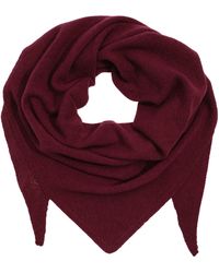 Ralph Lauren - Wool Knit Triangle Scarf - Lyst
