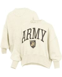 Pressbox - Army Black Knights Oversized Waist-length Crewneck Sweatshirt - Lyst