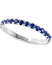 Effy - Effy® Sapphire Band (1/2 Ct. T.w.) In Sterling Silver - Lyst