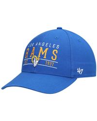 Men's '47 Khaki/Royal Buffalo Bills Wave Hitch Adjustable Hat