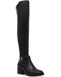 Dolce Vita - Elyse Over-the-knee Buckle Block Heel Boot - Lyst