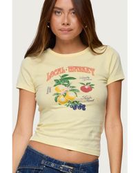 Edikted - Local Market Graphic T Shirt - Lyst