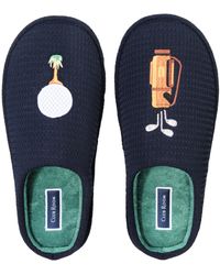 Club Room - Golf Embroidered Slippers - Lyst