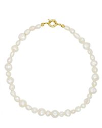 Velvet Luna - Freshwater Pearl Necklace 12.0′′ - Lyst