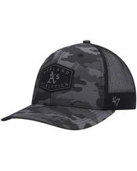 '47 - '47 Oakland Athletics Tonal Camo Convoy Trucker Snapback Hat - Lyst
