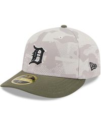 KTZ - Light Beige/olive Detroit Tigers 2025 Armed Forces Day Low Profile 59fifty Fitted Hat - Lyst