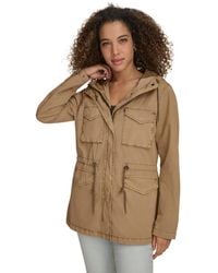Levi's - Lightweight Washed Cotton Military Jacket - Lyst