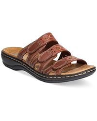 Clarks - Collection Leisa Cacti Q Flat Sandals - Lyst