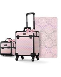 Byootique - 2-piece Makeup Train Case Cosmetic Organizer Kit Pure Forgetmenot - Lyst