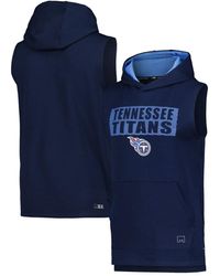 MSX by Michael Strahan - Tennessee Titans Marathon Sleeveless Pullover Hoodie - Lyst