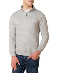 Hope & Henry - Quilted Half Zip Pullover - Lyst
