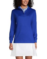 Lands' End - Active Performance Quarter Zip Pullover - Lyst