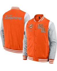 Fanatics - And Miami Dolphins Elements Elite Full-snap Jacket - Lyst