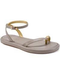 Donna Karan - Tabitha Ankle Strap Sandals - Lyst
