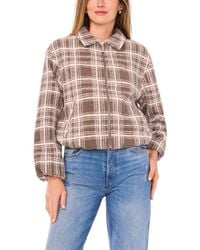 Vince Camuto - Collared Neck Cropped Bubble Jacket - Lyst
