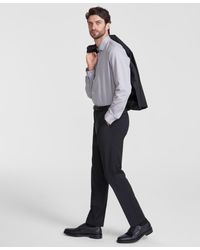 BOSS - Hugo By Slim-fit Superflex Stretch Solid Suit Pants - Lyst