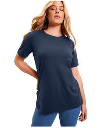June + Vie - June + Vie June + Vie Short-sleeve Crewneck One + Only Tee - Lyst