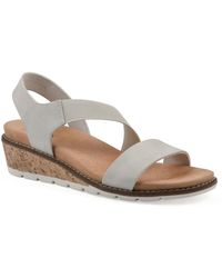 White Mountain - Tinnley Wedge Slip-on Sandals - Lyst