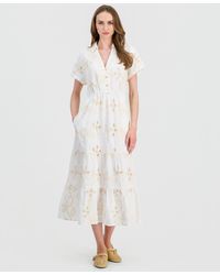 sachin and babi light blue dress Evelia Off the Shoulder Dress White – Cielito Lindo main image 1