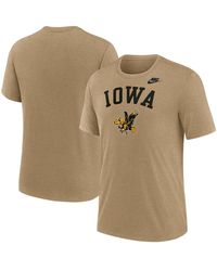 Nike - Heather Iowa Hawkeyes Legacy Arch Tri-blend T-shirt - Lyst