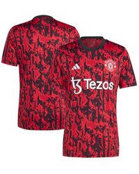adidas - Manchester United 2023/24 Pre-match Top - Lyst