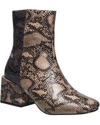 French Connection - Toni Block Heel Booties - Lyst